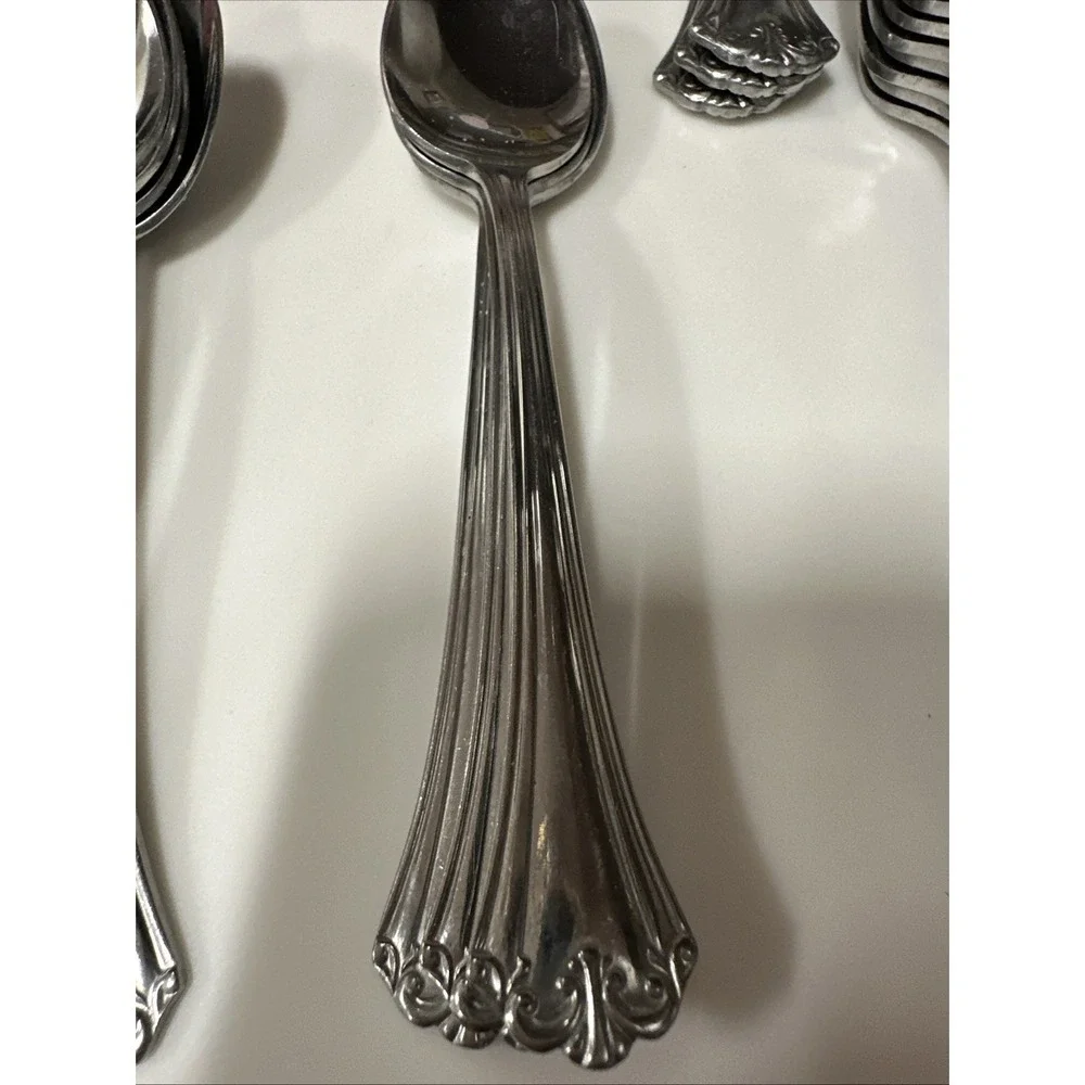 Flatware Reed & Barton Select Elegante Stainless Flatware‎ Set 72 Pieces